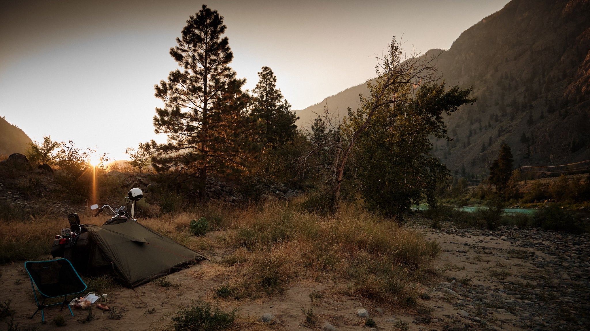 Solo Camping on the Coast