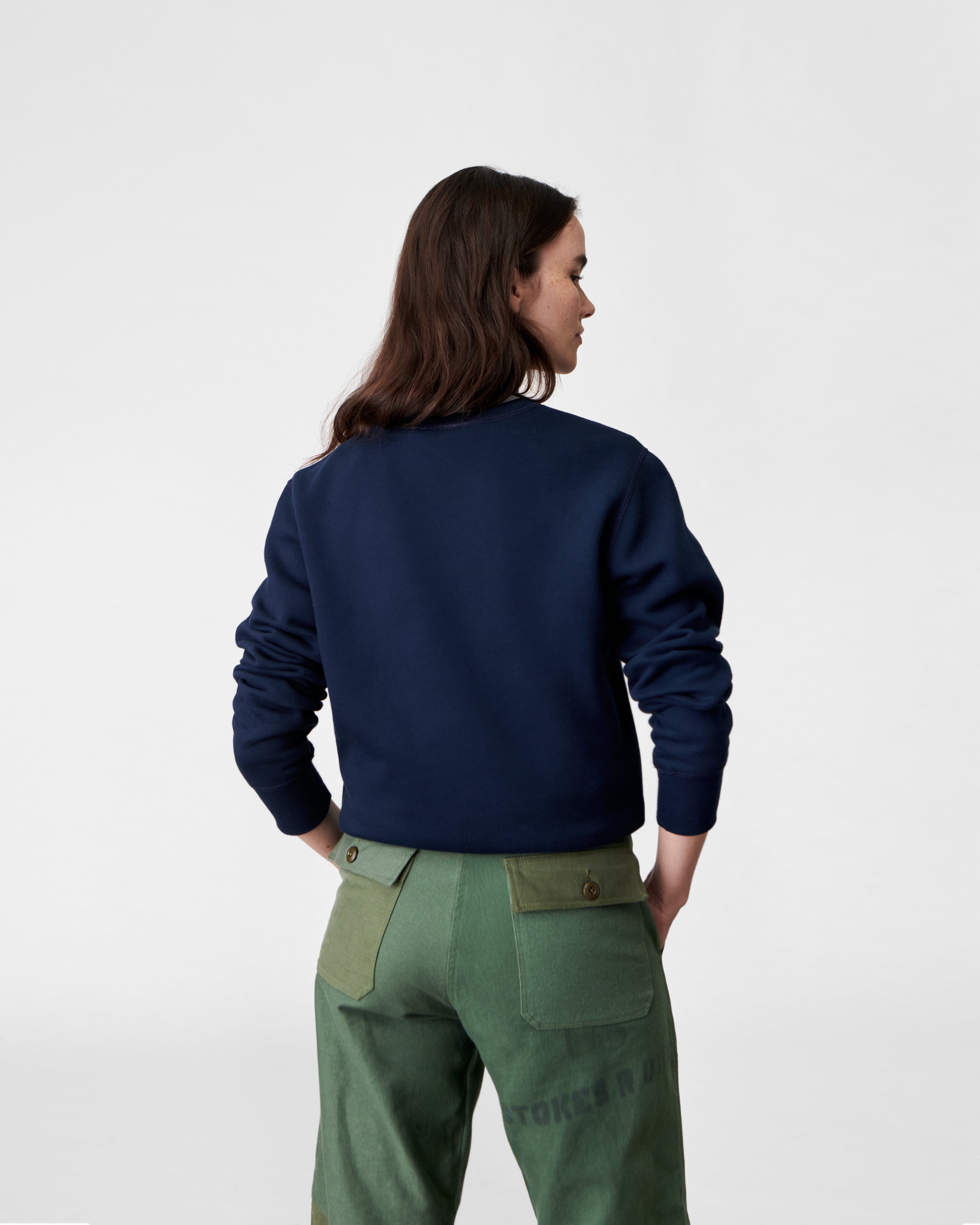 Classic Navy Crewneck - Algonquin Motors