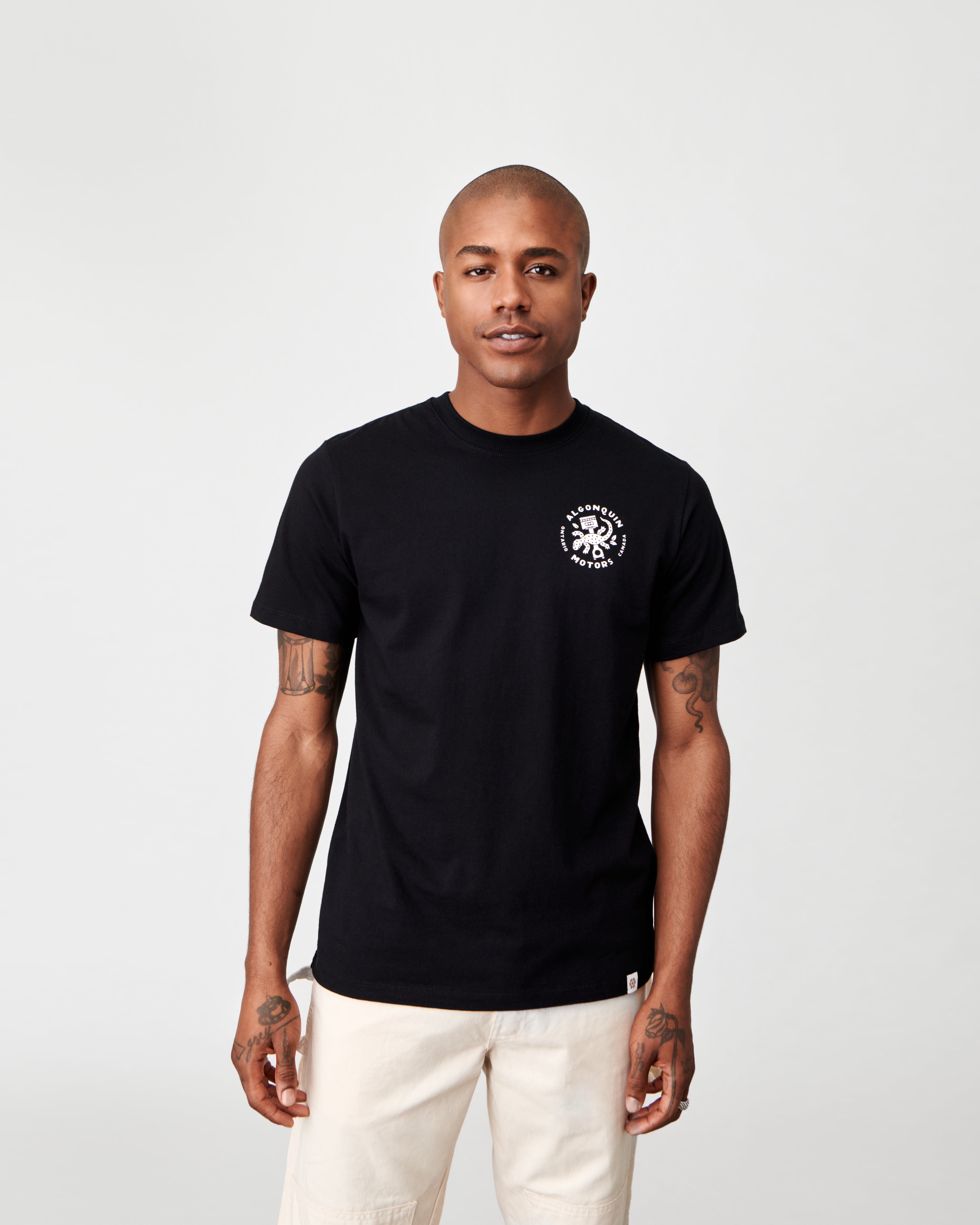 Salamander Black Tee - Algonquin Motors