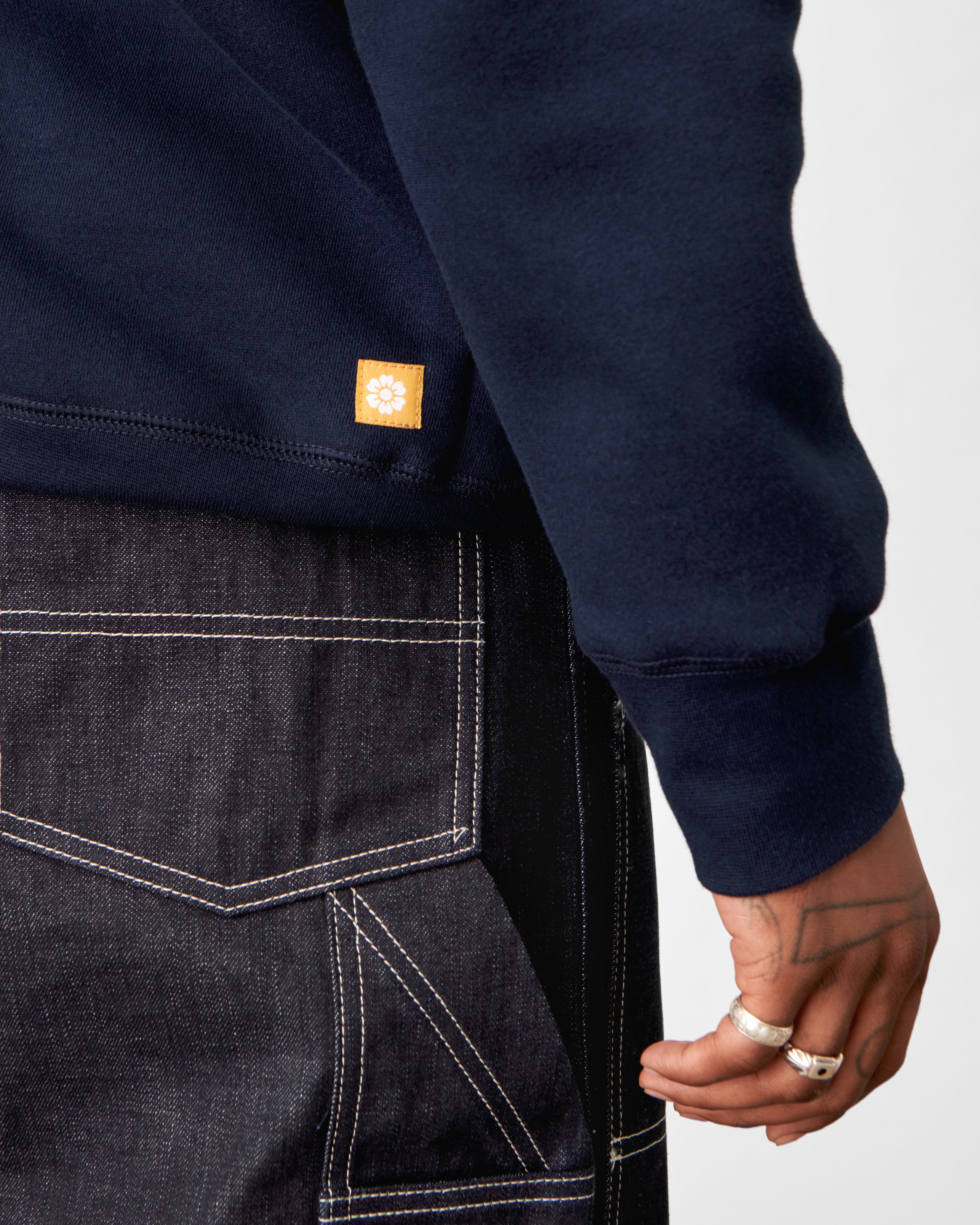 Classic Navy Crewneck - Algonquin Motors