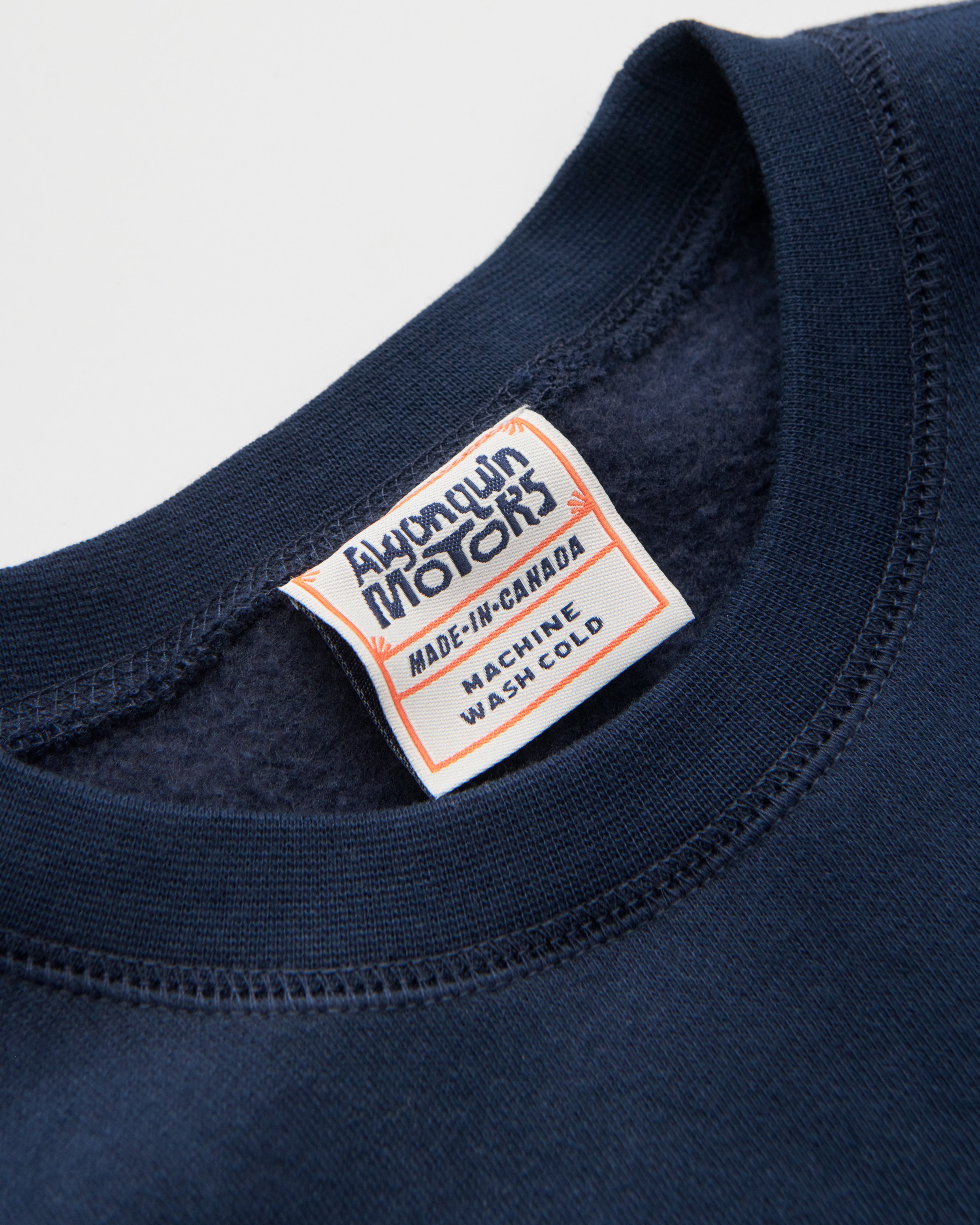 Classic Navy Crewneck - Algonquin Motors