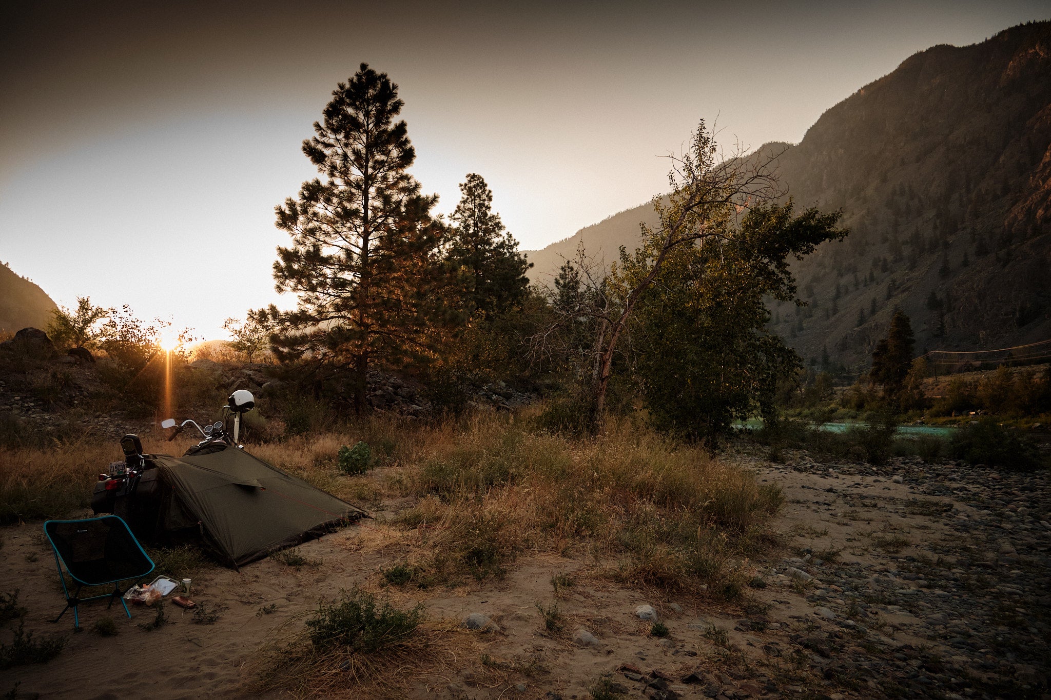 Solo Camping on the Coast