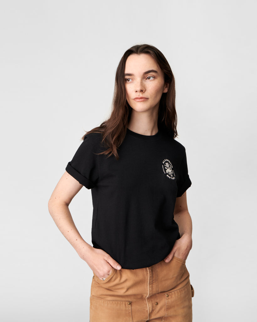 Salamander Black Tee - Algonquin Motors
